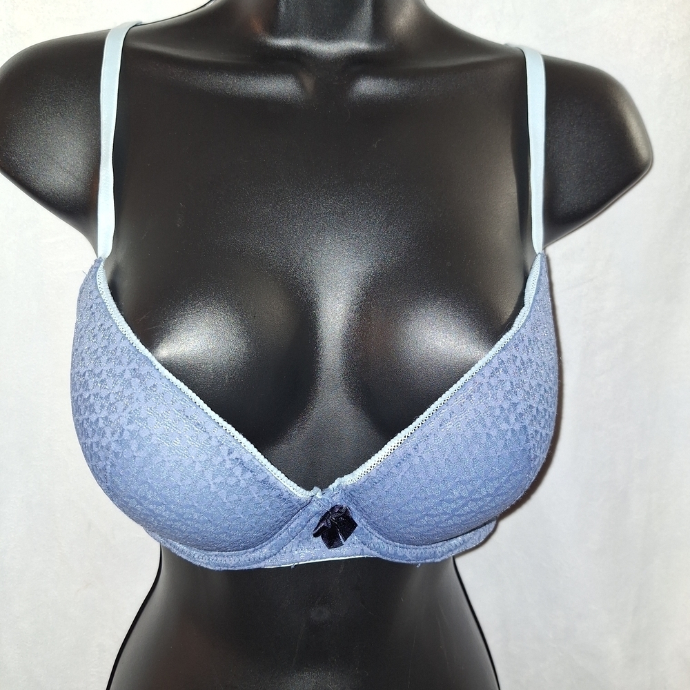Adore Me Blue T-Shirt Bra with Underwire Support